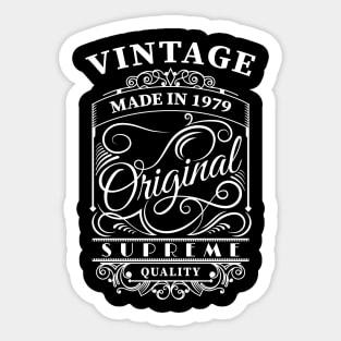 Vintage made in 1979 Sticker